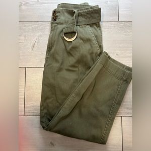 A new day green jeans